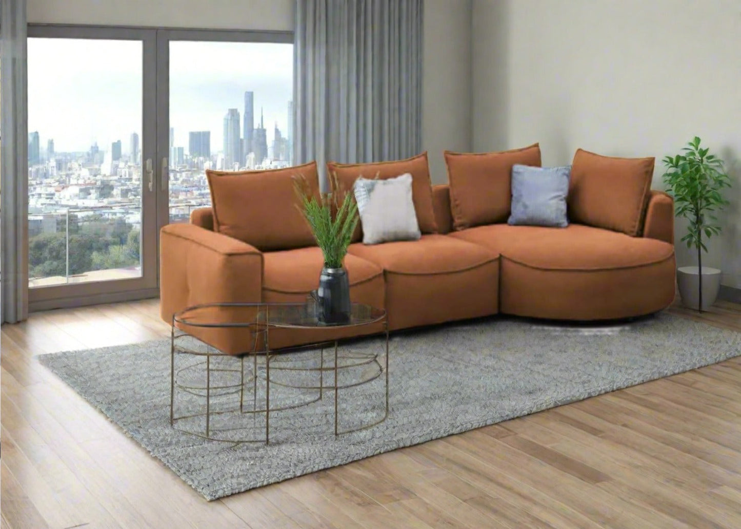 Anton Sofa with Chaise