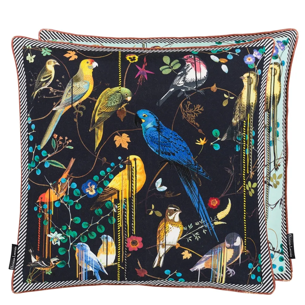 Cushion BIRDS SINFONIA CREPUSCULE by Christian Lacroix