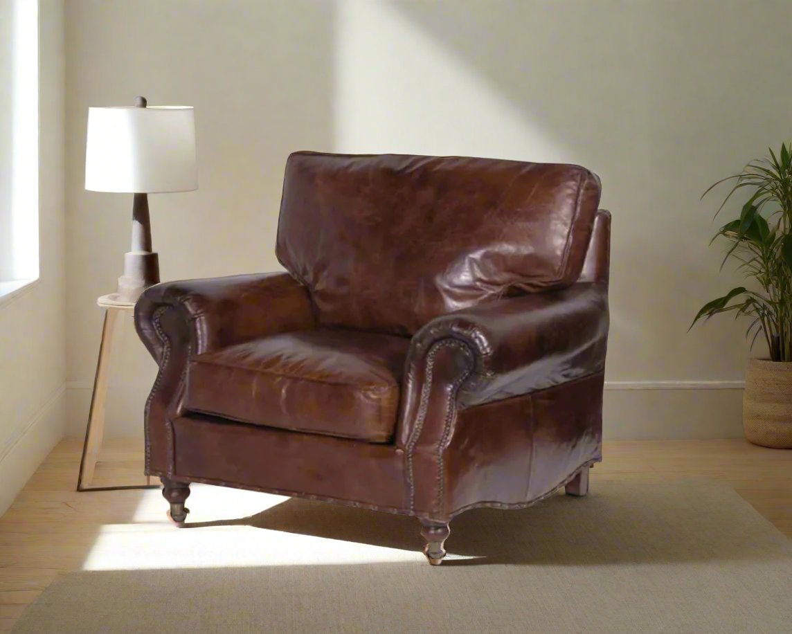 Balmoral Armchair Vintage Leather