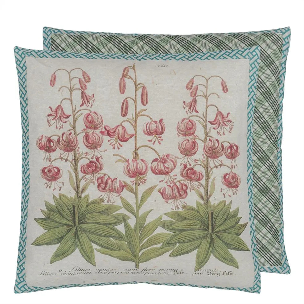 Cushion CROWN LILY CANVAS by John Derian