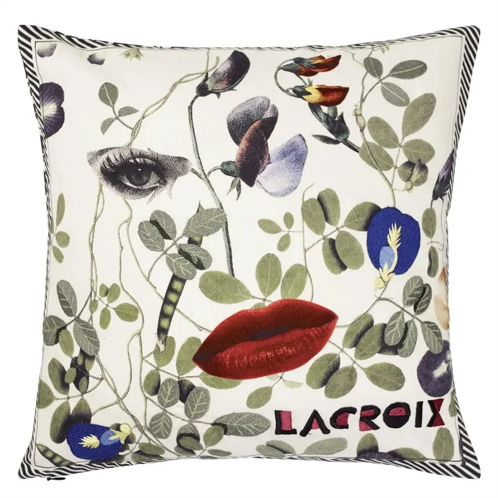 Cushion DAME NATURE PRINTEMPS by Christian Lacroix