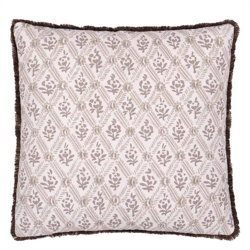 Cushion EAGLE HOUSE DAMASK LIMESTONE by English Heritage