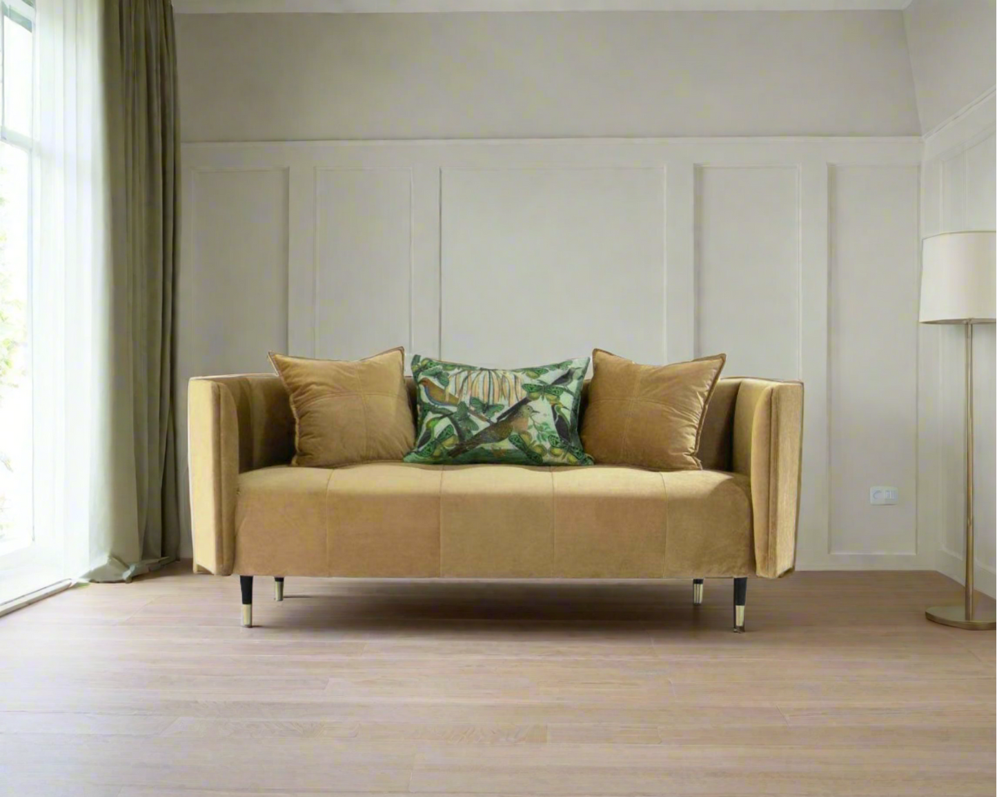 Emilia Pocket Sofa Faux Velvet