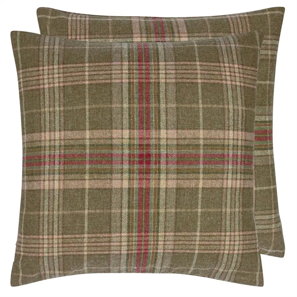 Cushion HARDWICK PLAID WOODLAND by Ralph Lauren