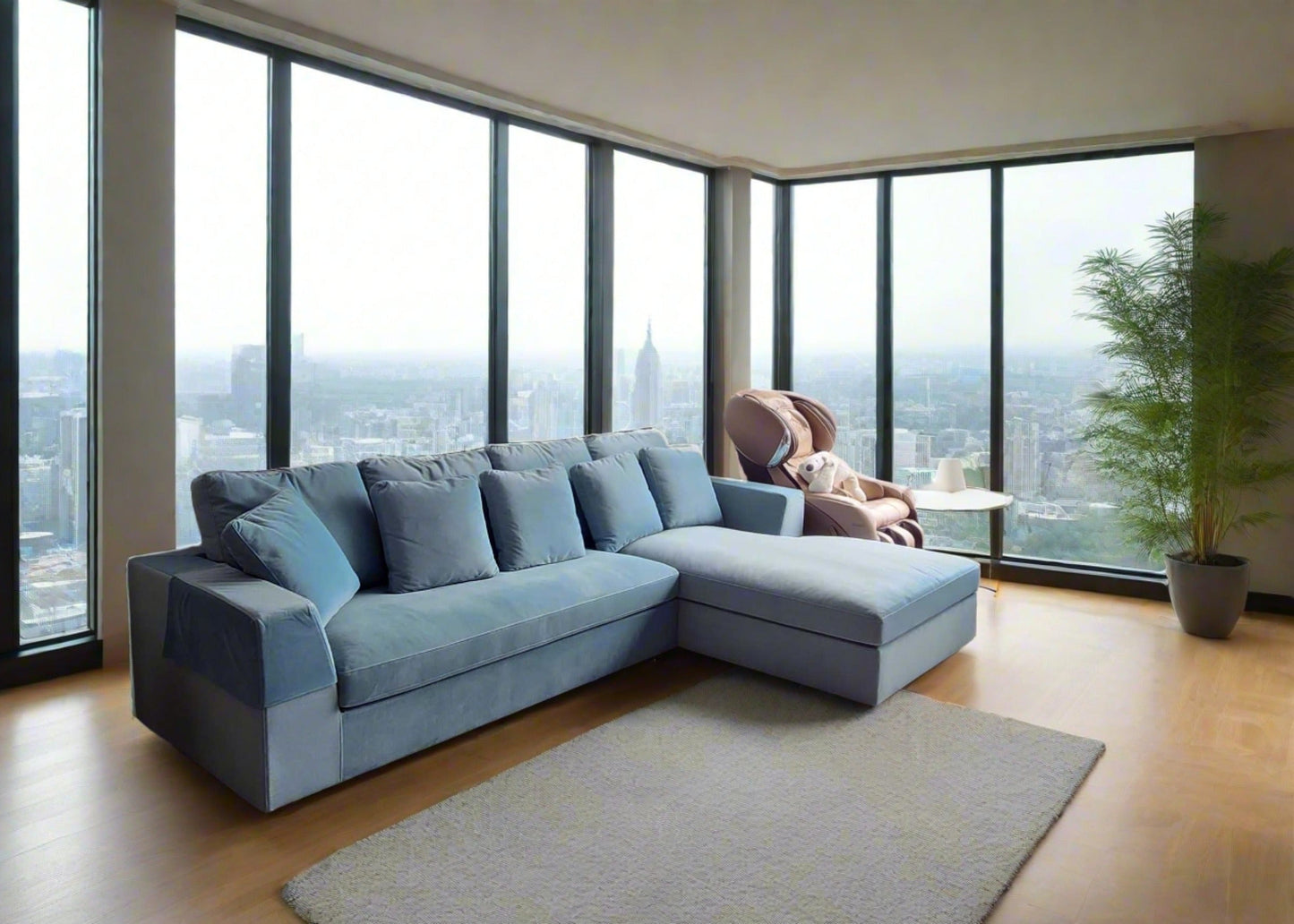 Hugo Sectional Sofa L Shape with Chaise
