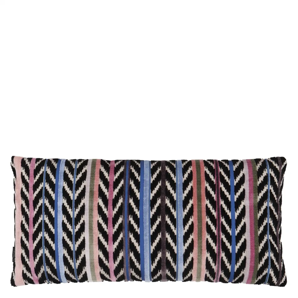 Cushion JAIPUR STRIPE AZUR by Christian Lacroix