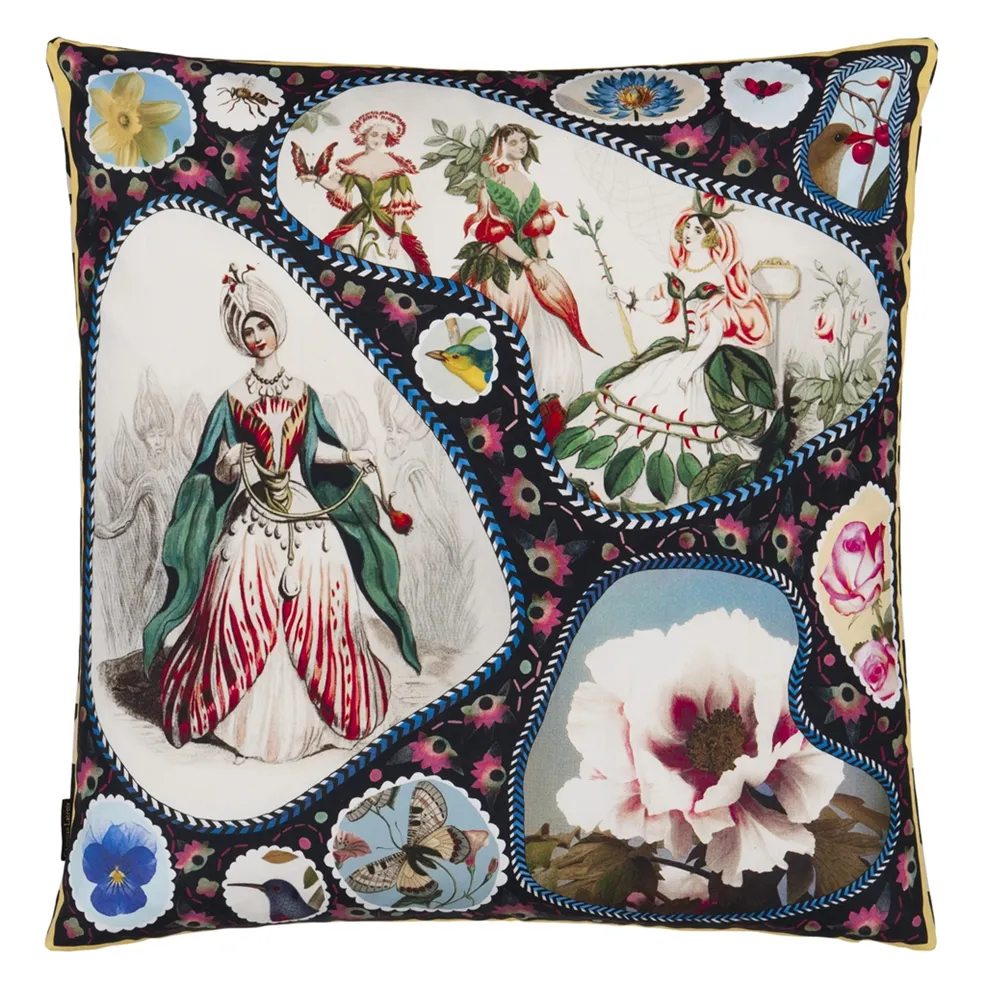 Cushion LE JARDIN FEERIQUE MULTICOLORE by Christian Lacroix