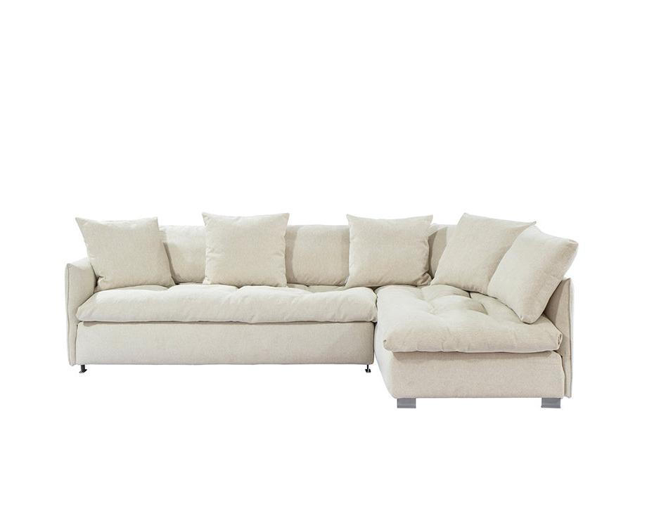 Monet On-Cloud Sectional Sofa L Shape Cozy Natural Tones (Large)