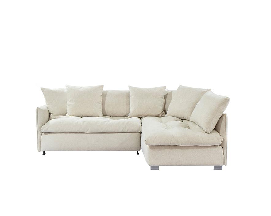Monet On-Cloud Sectional Sofa L Shape Cozy Natural Tones (Small & Medium)
