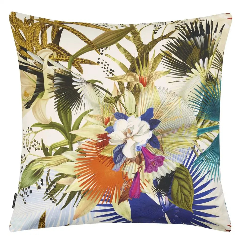 Cushion OISEAU DE BENGALE MARAIS by Christian Lacroix