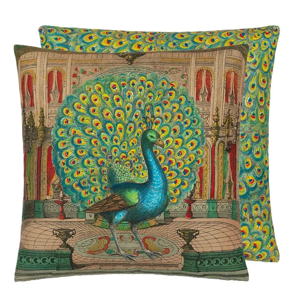 Cushion PEACOCK EMERALD by John Derian