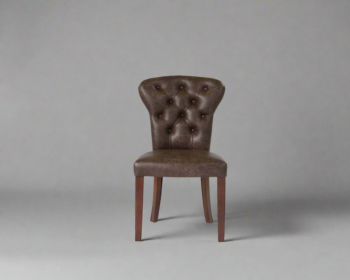 Parker Tufted Chair Faux Leather