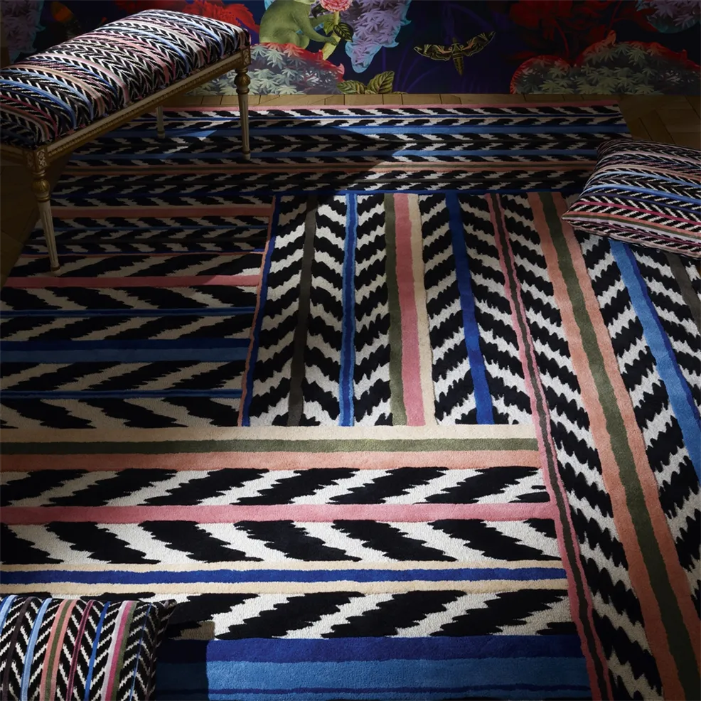 RUG JAIPUR STRIPE AZUR by Christian Lacroix