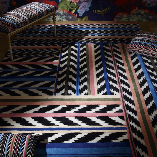 RUG JAIPUR STRIPE AZUR by Christian Lacroix