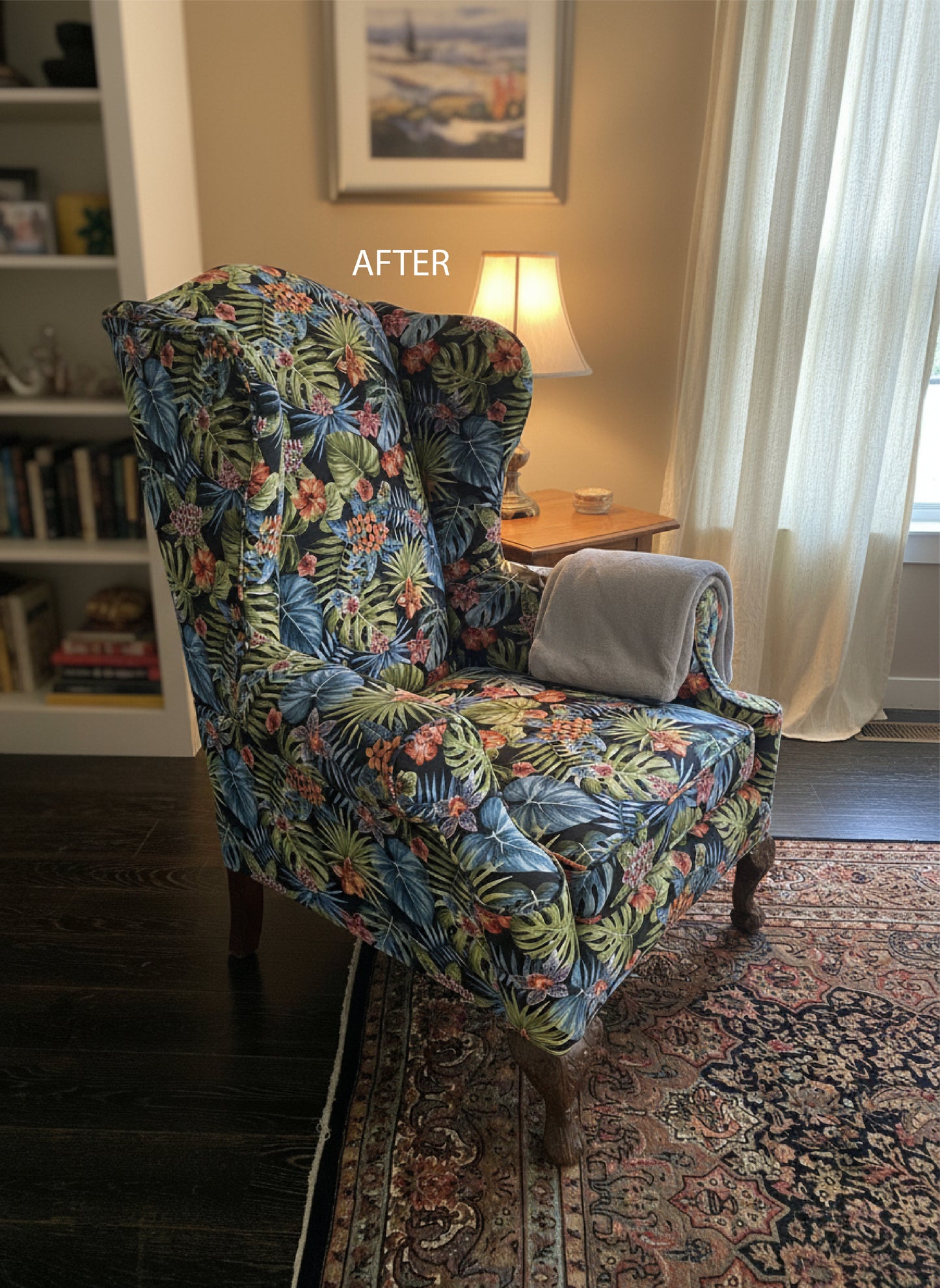 Reupholstery Armchair Classic Wingback
