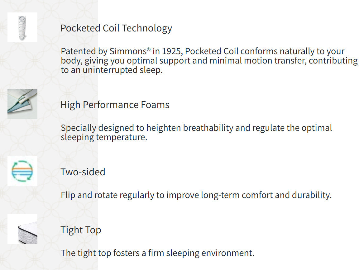 SIMMONS Mattress BackCare Essential