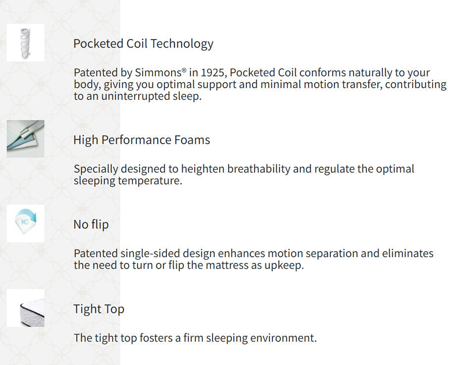 SIMMONS Mattress RYKER