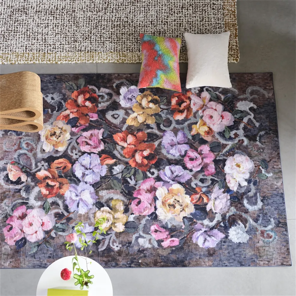 RUG TAPESTRY FLOWER DAMSON by Designers Guild
