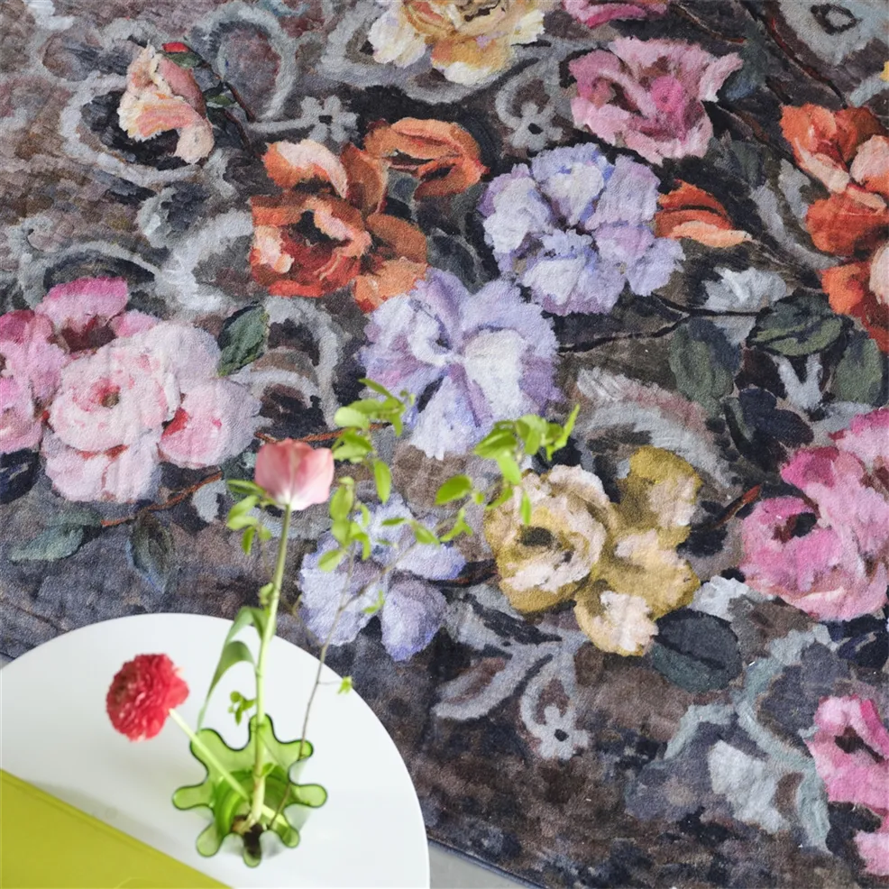 RUG TAPESTRY FLOWER DAMSON by Designers Guild