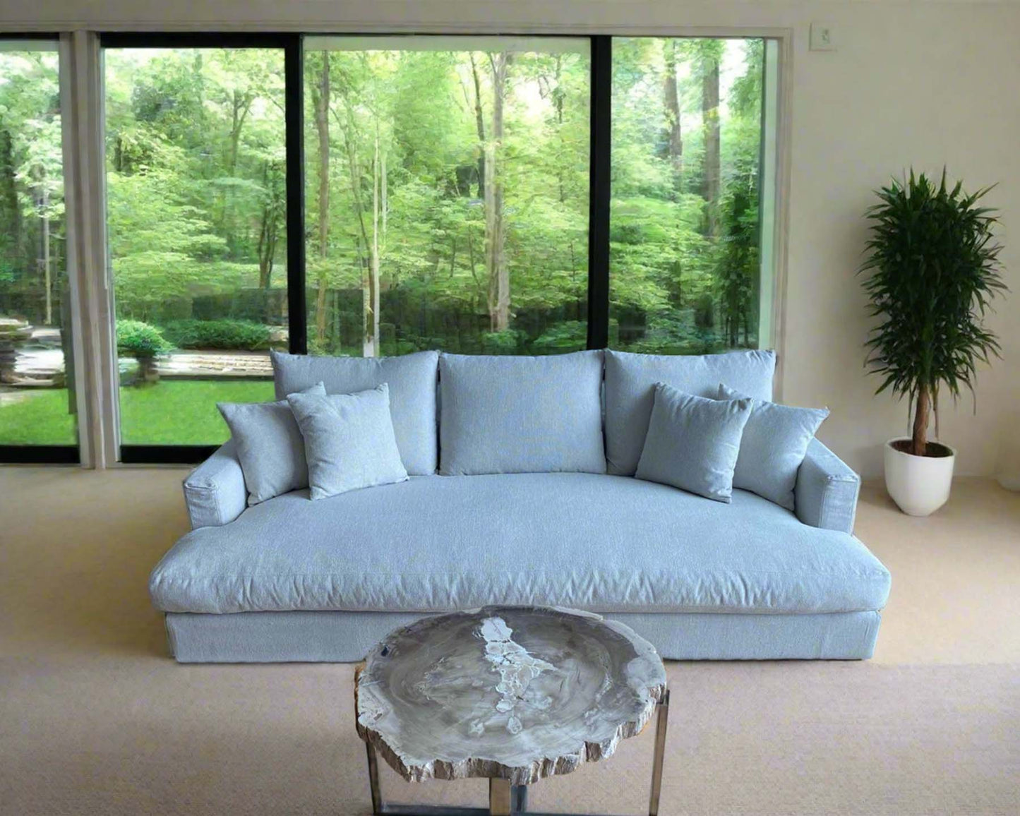 Tregunter Long Sofa with lounge Seat