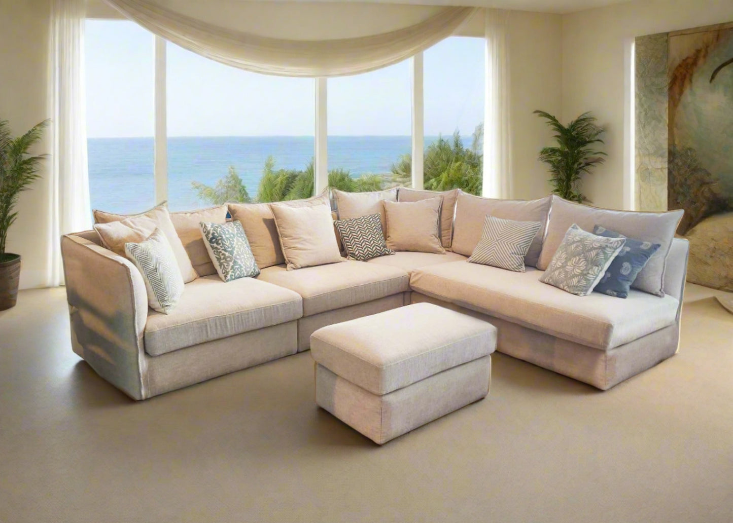Upper East Custom Sectional Sofa