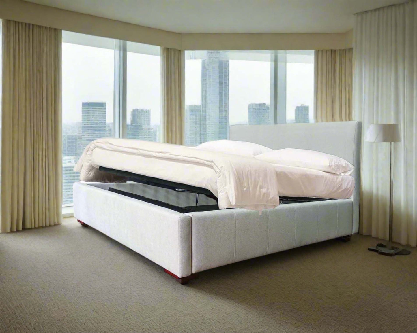 Yale Bed with Hydraulic Storage