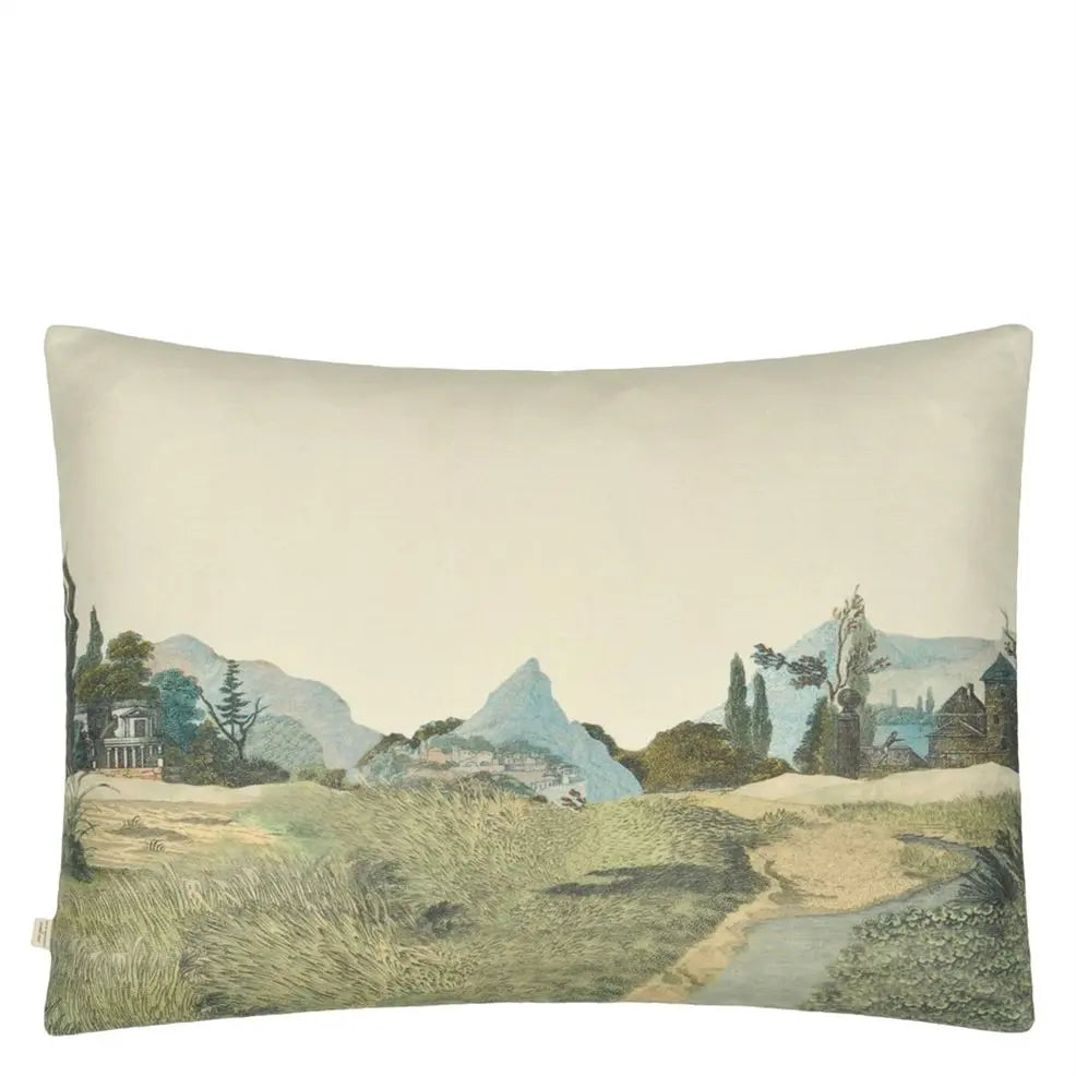 Cushion BIRDS OF A FEATHER PARCHMENT by John Derian