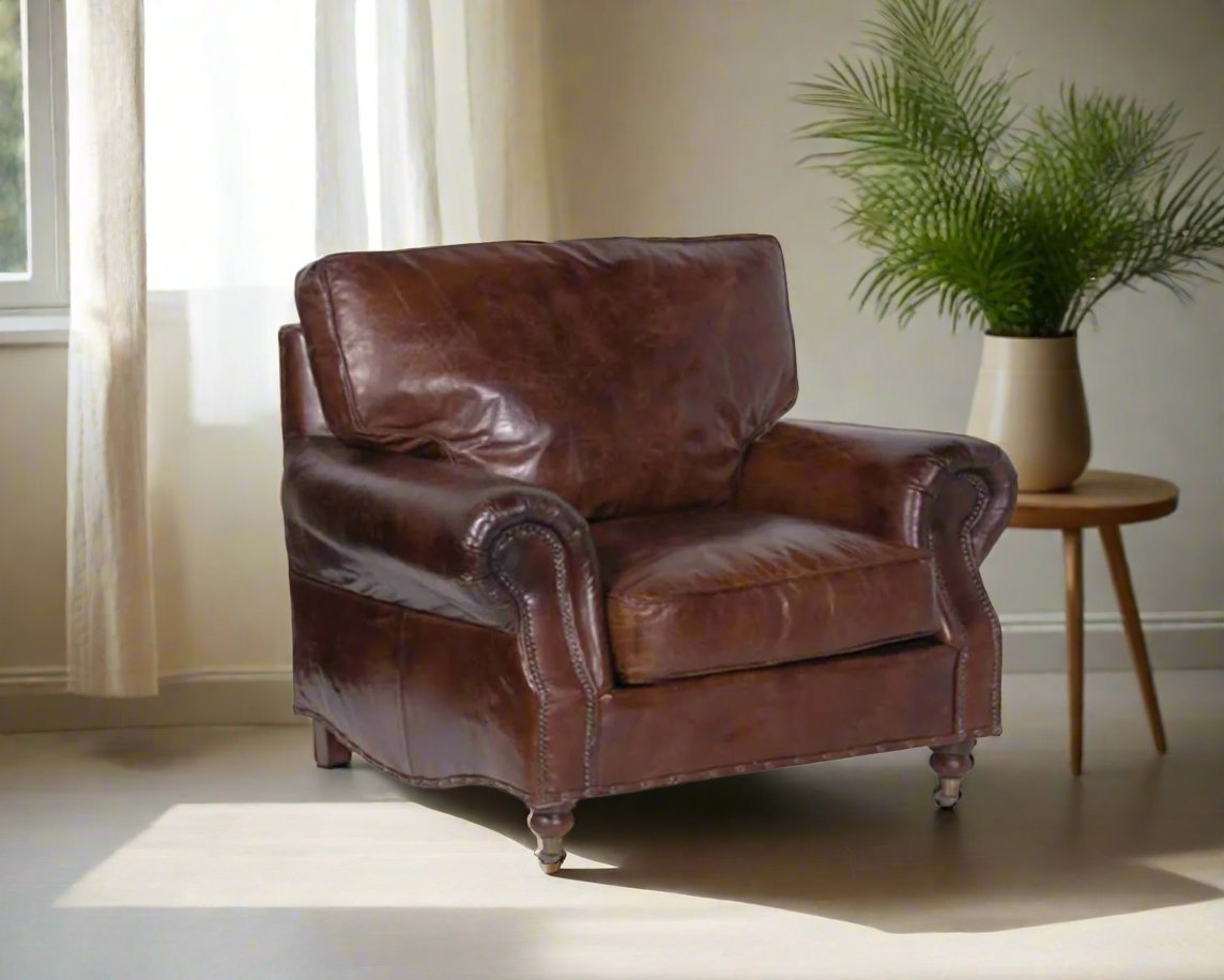 Balmoral Armchair Vintage Leather