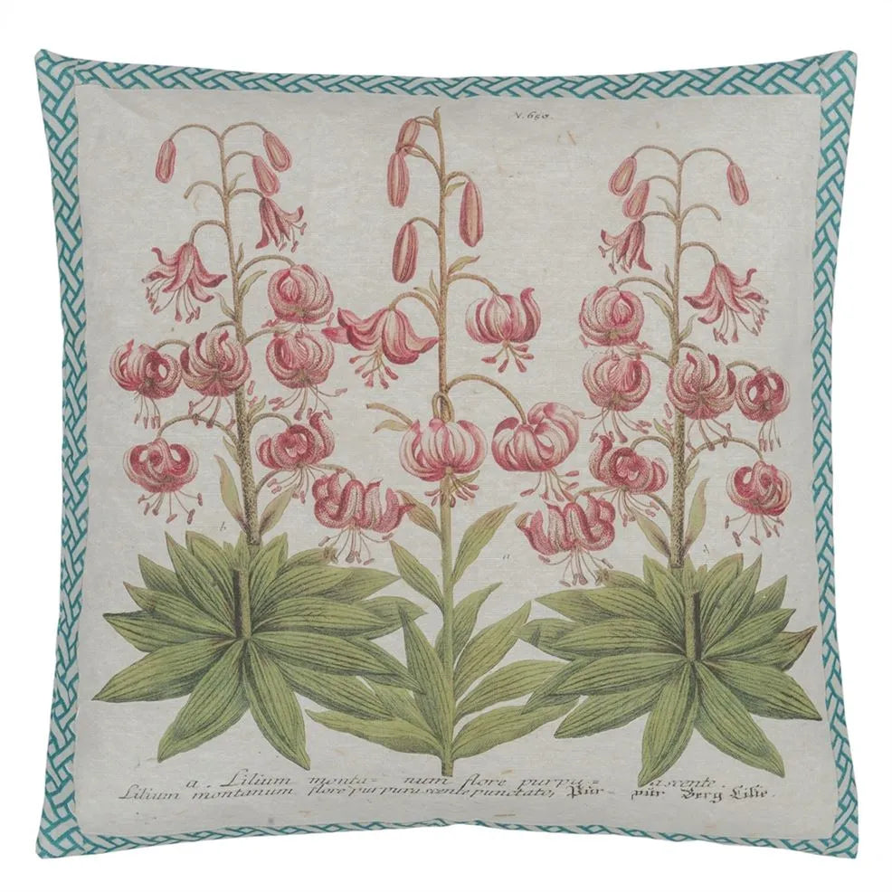 Cushion CROWN LILY CANVAS by John Derian
