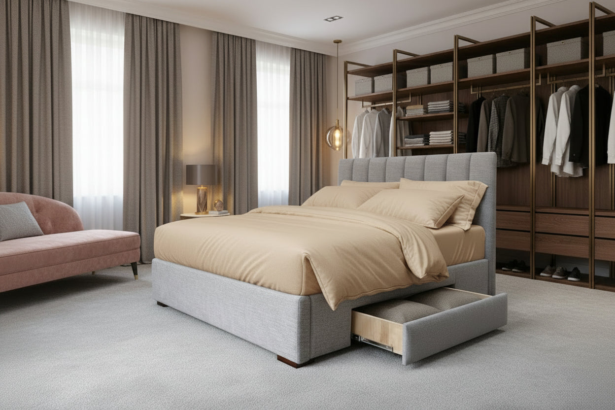 Cornell Bed with Drawers Storage