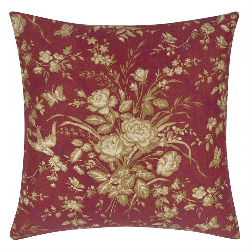 Cushion ELIZA FLORAL SUNBAKED RED by Ralph Lauren