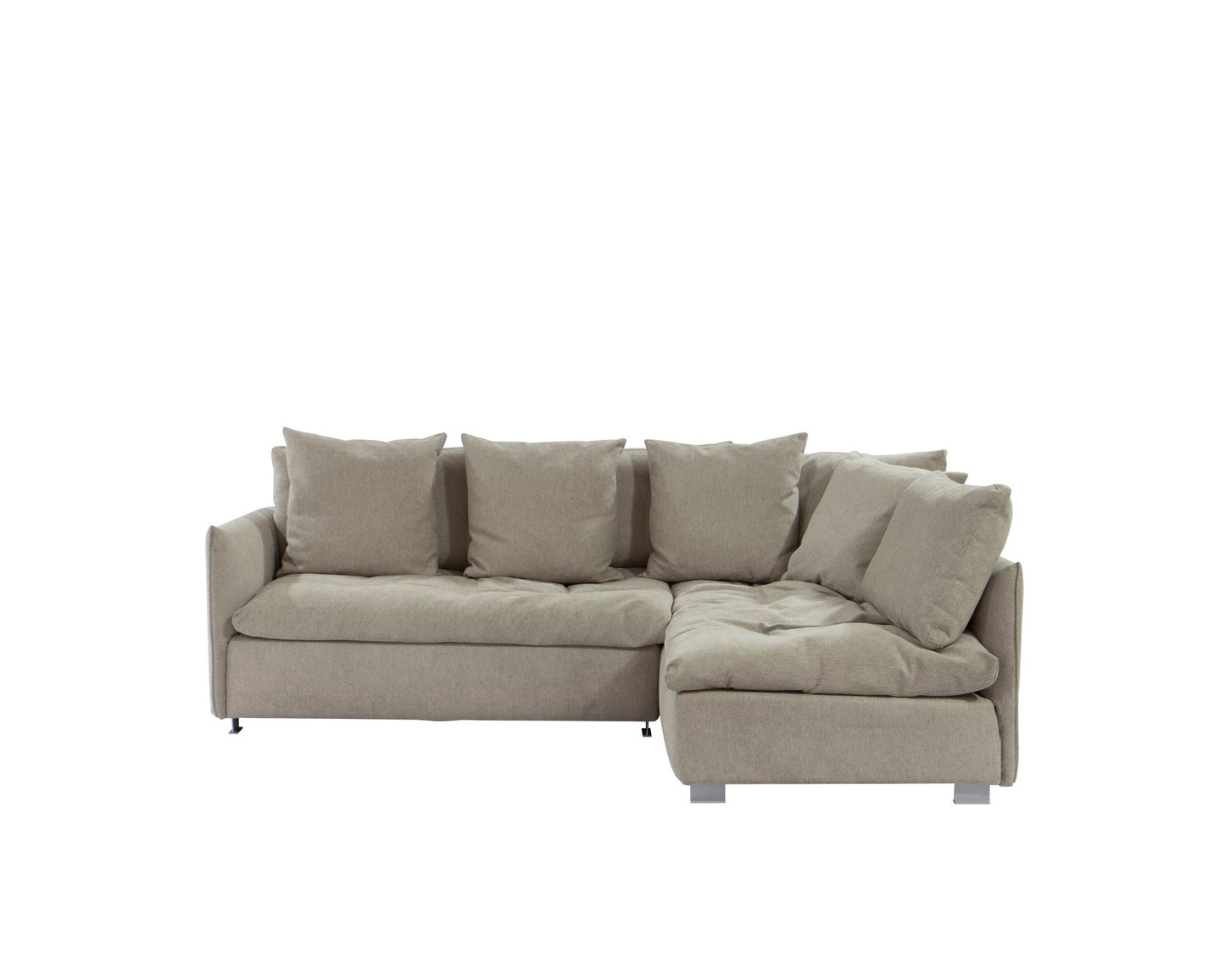 Monet On-Cloud Sectional Sofa L Shape Earth Tones (Small & Medium)
