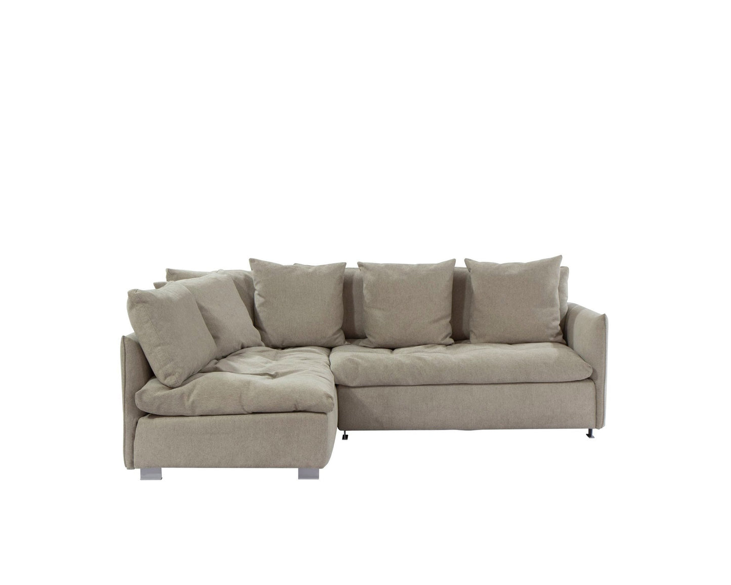 Monet On-Cloud Sectional Sofa L Shape Earth Tones (Small & Medium)