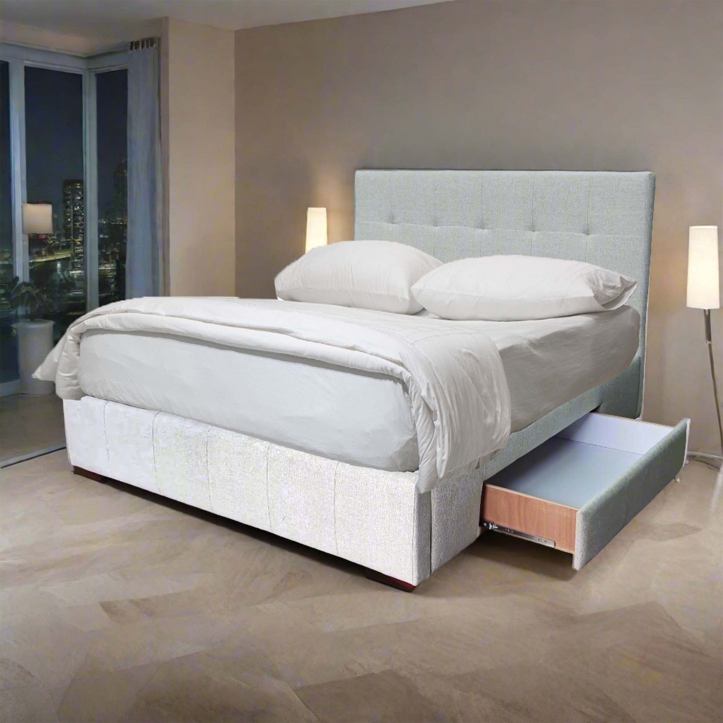 Oxford Bed with Drawers Storage