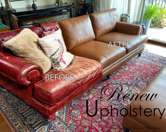 Reupholstery Leather Sofa
