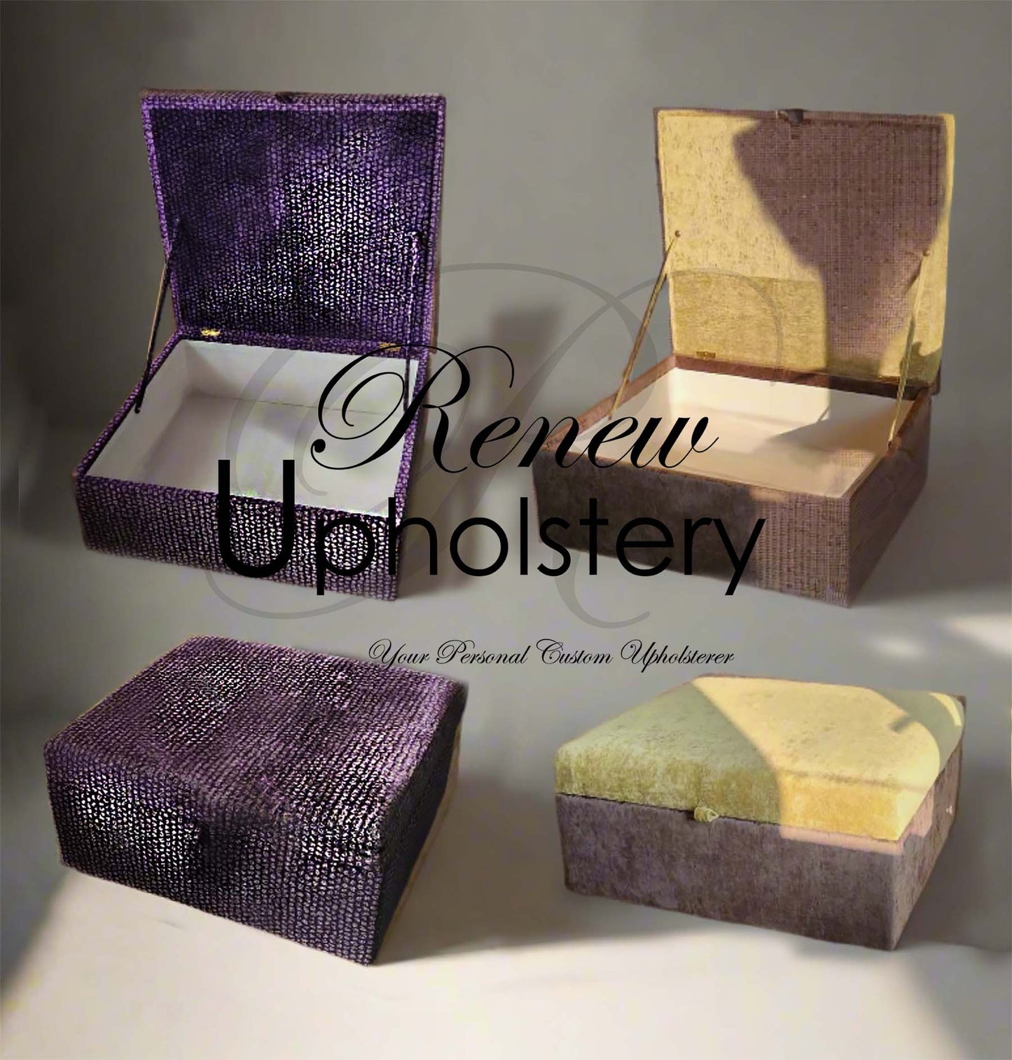Reupholstery Storage Trunk or Ottoman