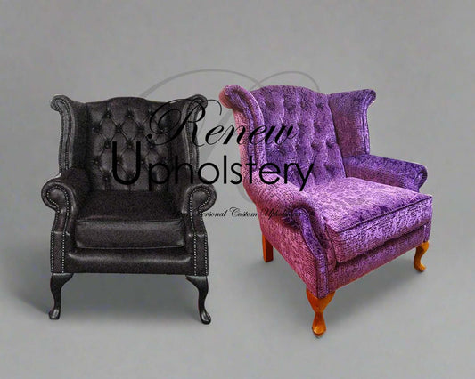 Reupholstery Wingback Armchair