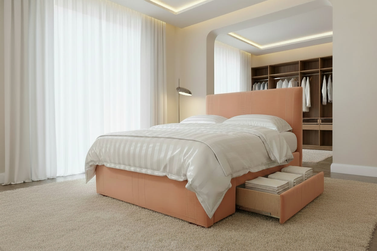Stanford Bed with Drawers Storage