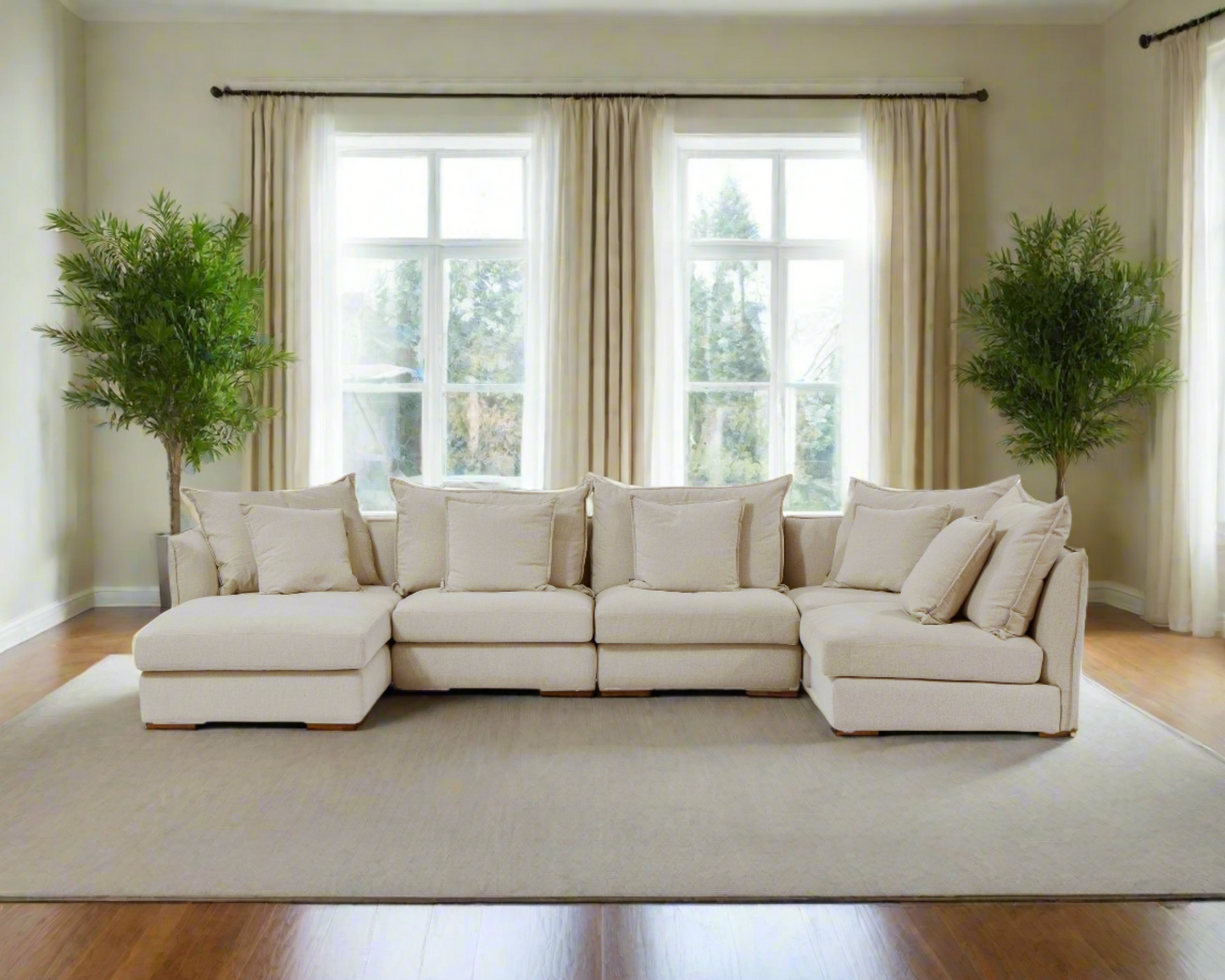Upper East Sectional Sofa U Shape with Chaise